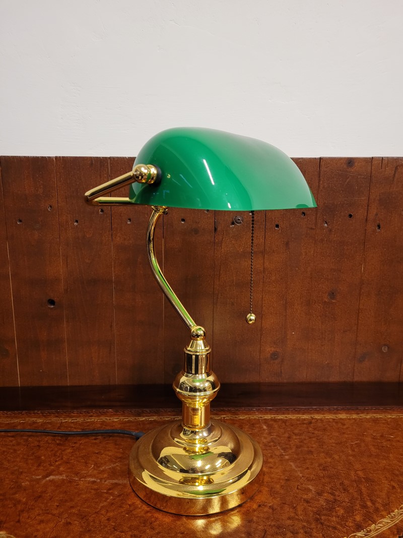 Klassieke Antieke Engelse bureaulamp