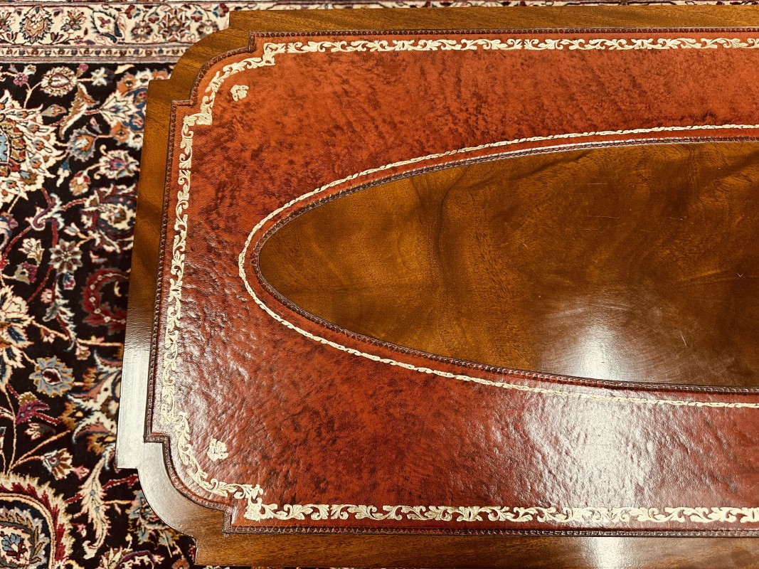Stijl kenmerk inlegwerk blad salontafel 