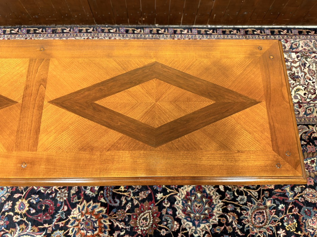 Inlegwerk van hout Art Deco sidetable