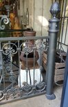 Antieke gietijzeren afscheiding hek voor balkon