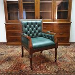 Engelse Chesterfield bureaustoel