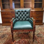 Engelse Chesterfield bureaustoel