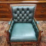 Engelse Chesterfield bureaustoel
