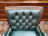 Engelse Chesterfield bureaustoel
