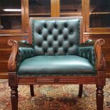 Engelse Chesterfield bureaustoel