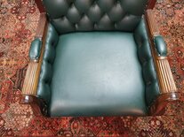 Engelse Chesterfield bureaustoel