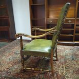Engelse Chesterfield fauteuil Groen