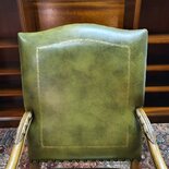 Engelse Chesterfield fauteuil Groen