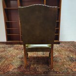 Engelse Chesterfield fauteuil Groen