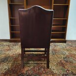 Antieke Chesterfield stoel Oxblood