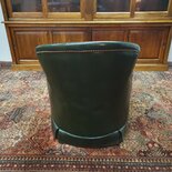 Engelse Chesterfield clubfauteuil donkergroen