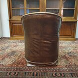 Engelse Chesterfield clubfauteuil bruin