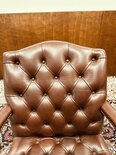 Engelse Chesterfield stoel Bordeaux