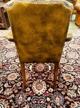 Engelse Chesterfield stoel Olijfgroen