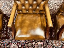 2 Springvale lederen eetkamerstoelen