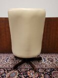 Engels Springvale Chesterfield Bureaustoel Fauteuil met Voetenbankje