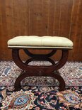 Engels Springvale Chesterfield Bureaustoel Fauteuil met Voetenbankje