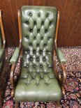 Chesterfield Schommelstoel Groen