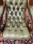 Chesterfield Schommelstoel Groen