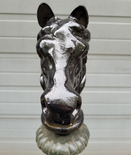Klassieke paalkop / tuinbeeld paard