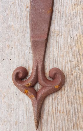 Gietijzeren ornament kandelaar - OG8