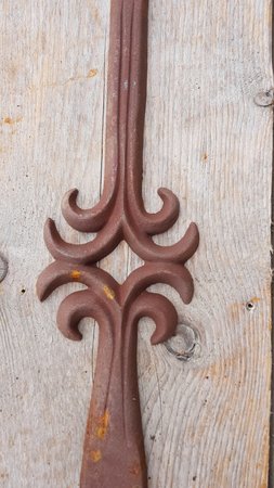 Gietijzeren ornament kandelaar - OG8