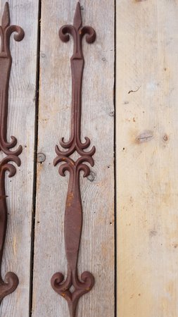 Gietijzeren ornament kandelaar - OG8
