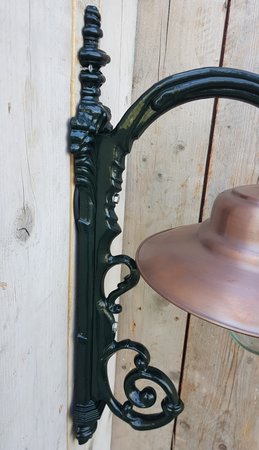 Klassieke muurlantaarn koper - WK11