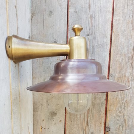 Scheepslamp koper messing - WM1