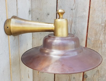 Scheepslamp koper messing - WM1