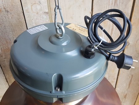 Industriƫle koperen hanglamp - HI4