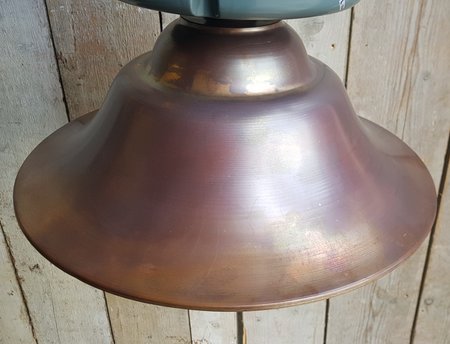 Industriƫle koperen hanglamp - HI4