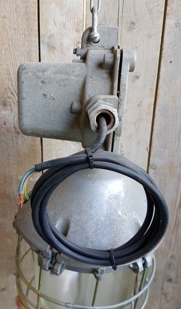 Antieke industriële bunkerlamp hanglamp - HI17