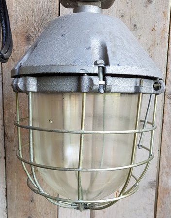 Antieke industriële bunkerlamp hanglamp - HI17