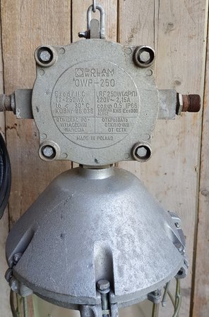 Antieke industriële bunkerlamp hanglamp - HI17