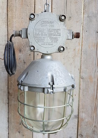 Antieke industriële bunkerlamp hanglamp - HI17