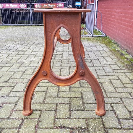 Industrieel gietijzeren onderstel eettafel - TO2