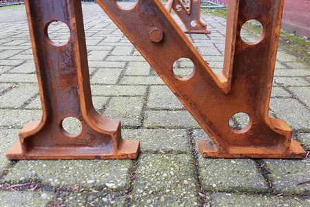 Onderstel salontafel gietijzer - TO4