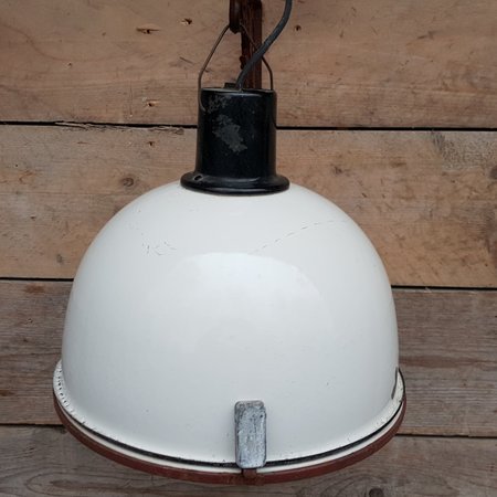 Nostalgische emaille hanglamp - HI33