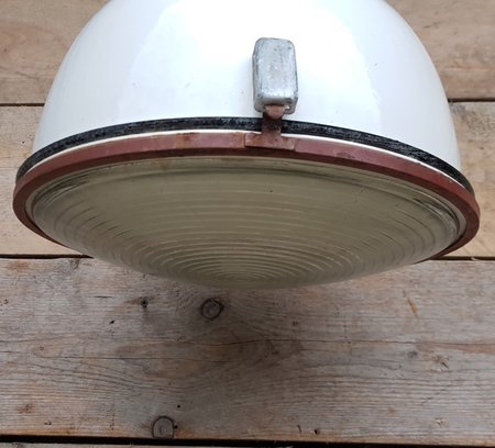 Nostalgische emaille hanglamp - HI33