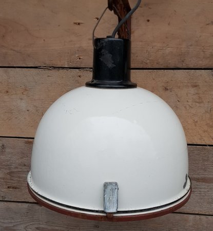 Nostalgische emaille hanglamp - HI33