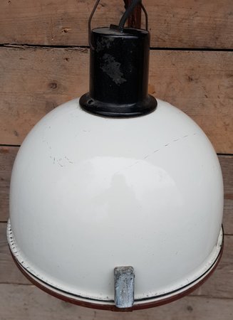 Nostalgische emaille hanglamp - HI33