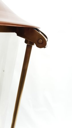 Klassieke ronde koperen lantaarnkap 60 cm