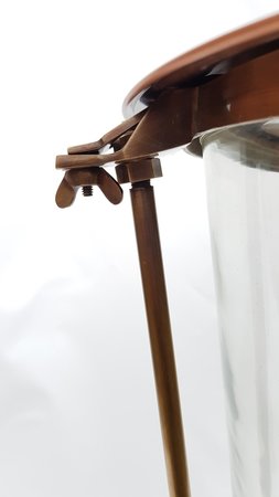 Klassieke ronde koperen lantaarnkap 60 cm