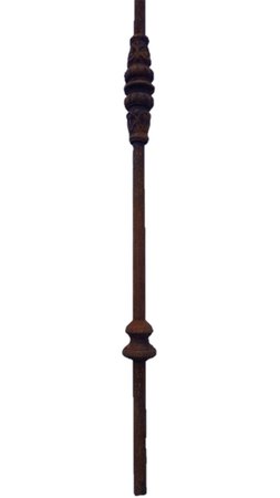 Klassieke trapspijl met langwerpig ornament - Spijl5