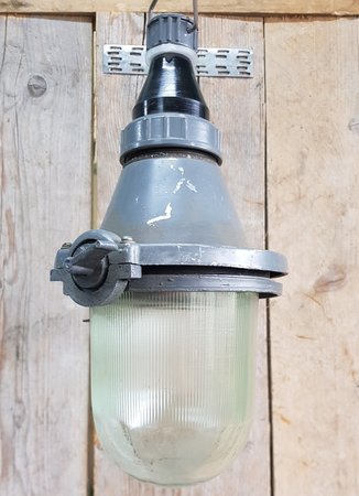 Oude bunkerlamp hanglamp - HI35