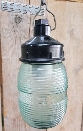 Oude retro hanglamp - HI36