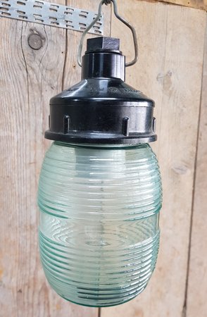 Oude retro hanglamp - HI36