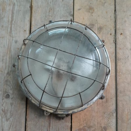 Antieke industriele plafonnière plafondlamp - PM2