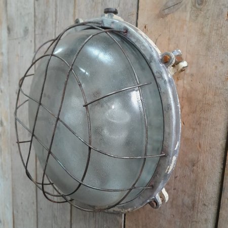 Antieke industriele plafonnière plafondlamp - PM2
